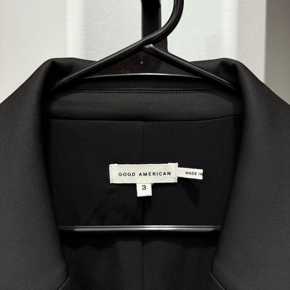 New Good American Scuba Blazer Black Size Large 3 NWT Stitch Fix No flaws - Picture 5 of 12